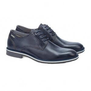 NEW PIKOLINOS men's leon m4v leather lace-up shoes in blue